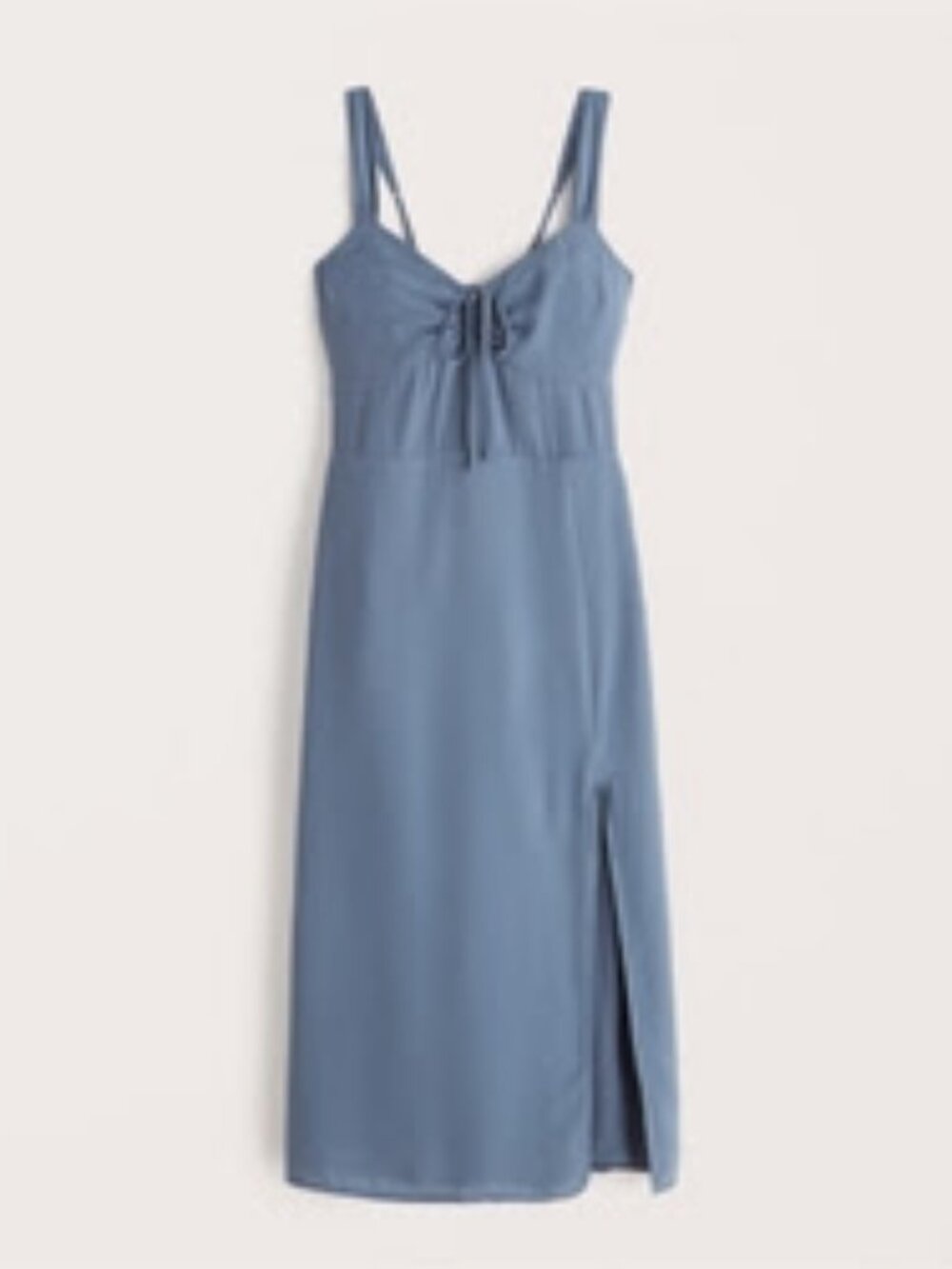 Abercrombie & Fitch Cinch-Front Midi Dress